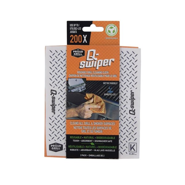 Q-Swiper Prouduct Cellulose & Cotton Cleaning Cloth for Gas Grills 8055799